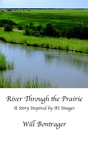 River Through the Prairie; A Story Inspired By AI Images