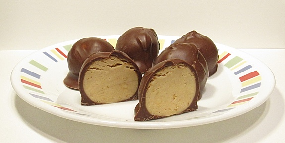 chocolate-covered creamy peanut butter candy